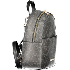 Mario Valentino Black Polyurethane Women's Backpack