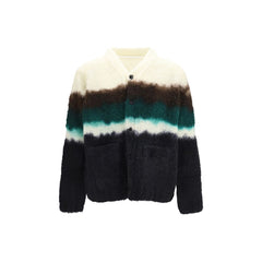 Sacai Multicolor Wool Oves Aries Cardigan