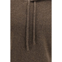 Roberto Collina Brown Wool Oves Aries Hoodie
