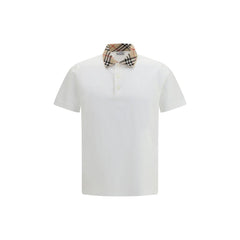 Burberry White Cotton Top