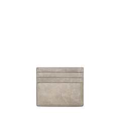 Brunello Cucinelli Gray Calf Leather Bos Taurus Wallet