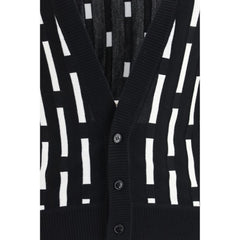 Versace Multicolor Wool Oves Aries Cardigan
