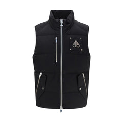 Moose Knuckles Black Cotton Sleeveless Jacket