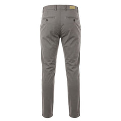 Trussardi Jeans Grey Cotton Men Trouser