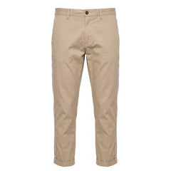 Trussardi Jeans Beige Cotton Men Pants