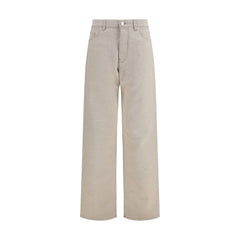 Fendi Beige Cotton Jeans Denim