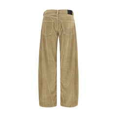 R13 Brown Cotton Relaxed Fit Jeans