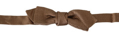 Dolce & Gabbana Herren braun-goldene verstellbare Papillon-Fliege