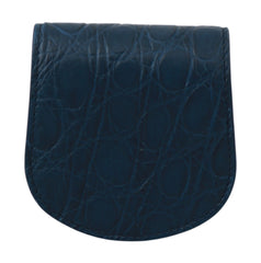 Dolce & Gabbana Blaues Leder Etui Kondomhülle