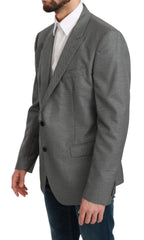 Dolce & Gabbana Grauer schmal geschnittener MARTINI Blazer