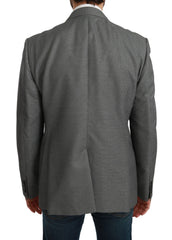 Dolce & Gabbana Grauer schmal geschnittener MARTINI Blazer