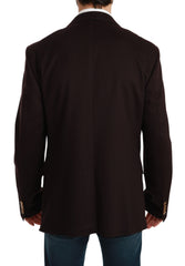 Dolce & Gabbana Bordeaux Kaschmirmantel TAORMINA Blazer