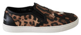 Dolce & Gabbana Leren Luipaard #dgfamily Loafers Schoenen