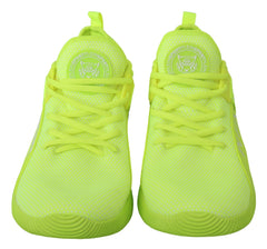 Philipp Plein Grüne CARTER Logo High-Top Sneakers Schuhe