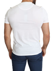 Dolce & Gabbana Weißes Saint Valentine Print Baumwoll-Herren-T-Shirt