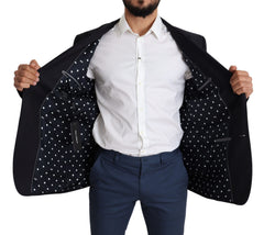 Dolce & Gabbana Schwarzer Blazer aus Wolle mit einer Knopfleiste Modell NAPOLI