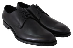 Dolce & Gabbana Schwarze Leder SARTORIA Handgemachte Schuhe