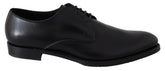Dolce & Gabbana Schwarze Leder SARTORIA Handgemachte Schuhe