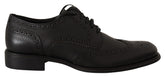 Dolce & Gabbana Schwarze Oxford-Brogues aus Leder