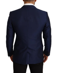 Dolce & Gabbana Navy Blue Slim Fit Jacke MARTINI Blazer