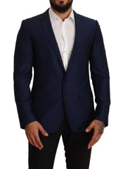 Dolce & Gabbana Navy Blue Slim Fit Jacke MARTINI Blazer