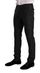 Dolce & Gabbana Anzug MARTINI Slim Fit Grau Wolle