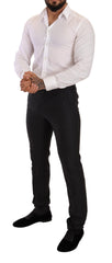 Dolce & Gabbana Anzug MARTINI Slim Fit Grau Wolle