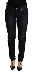 Acht Blue Washed Low Waist Skinny Denim Trouser