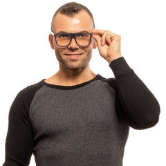 Yohji Yamamoto Blaue Kunststoffbrille (Fassungen)