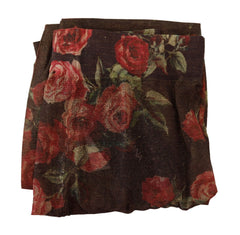 Dolce & Gabbana Schwarze Strümpfe mit Blumenmuster Nylonstrumpfhose