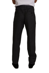 Dolce & Gabbana Graue Anzughose aus Wolle