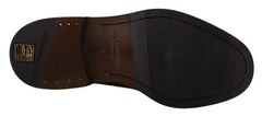 Dolce & Gabbana Formelle Derby-Schuhe aus schwarzem Leder