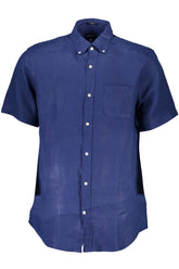 Gant blaues Leinenhemd