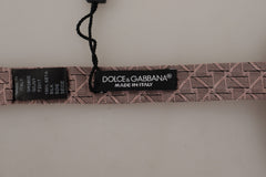 Dolce & Gabbana Grauer Fliege mit Fantasy-Print und verstellbarem Halsband