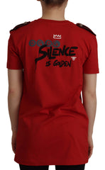Dolce & Gabbana Rotes Amor Vincit Omnia Rundhals-T-Shirt