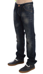 Blaue Acht "Blue Wash" Straight Fit Low Waist Jeans