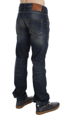 Blaue Acht "Blue Wash" Straight Fit Low Waist Jeans