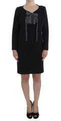 BENCIVENGA Schwarzes Stretch-Etui-Kleid & Pullover-Set