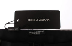 Dolce & Gabbana Seidenkrawatte mit breitem Gürtel in Silber