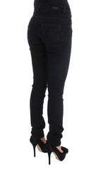 Costume National Schwarze schmale Jeans aus Baumwolle