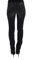 Ermanno Scervino Blue Wash Baumwoll-Slim-Fit-Jeans