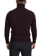 Dolce & Gabbana Brauner Rollkragenpullover aus Wolle