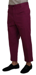 Dolce & Gabbana Magenta Katoenen DG Logo Zakbroek