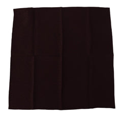 Dolce & Gabbana brauner Seidenmischgewebe quadratischer Wickelschal