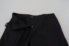 Dolce & Gabbana Graue Formelle Damen-Hose mit schmal zulaufendem Bein