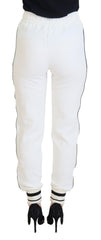Dolce & Gabbana Weiße DG Logo Jogginghose