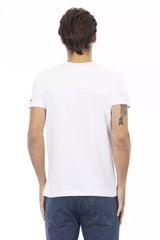 Trussardi Action Weißes Baumwoll-T-Shirt