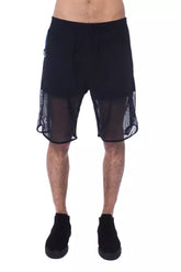 Nicolo Tonetto Zwarte Polyester Heren Short