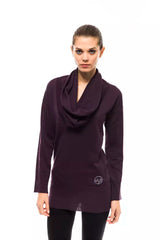 Montana Blu lila Wollpullover für Damen