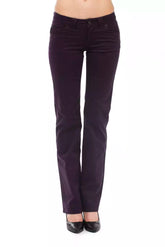 Ungaro Fever Purple Cotton Damen Jeans